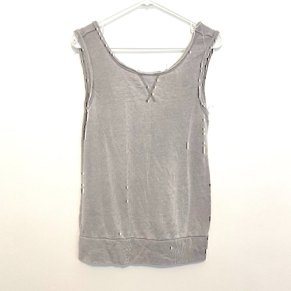 Fabletics Tennyson Pullover Light Gray Scoop Neck… - image 2
